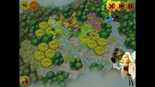 Lets Play  BeeFense  Tower Defense Level 3 Bee Migration 3 Stars [upl. by Dyrraj859]