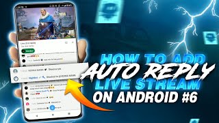 How To Automatically Reply In Live Stream Without PC what is nightbot  live stream on android 6 [upl. by Hsetih]