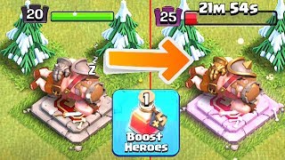 NEW HERO POTION quotClash Of Clansquot UPGRADE HEROES [upl. by Annovaj296]