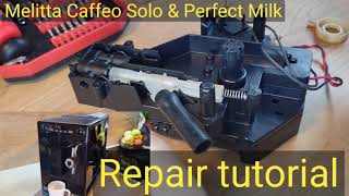 Melitta Caffeo Solo  Tutorial de reparare  PART 2 [upl. by Nyer]