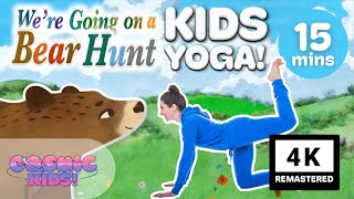 Were going on a Bear Hunt 🐻  A Cosmic Kids Yoga Adventure  4K UHD [upl. by Lednahs]