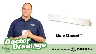 Introducing the Micro Channel  NDS Drainage Systems [upl. by Nawek460]