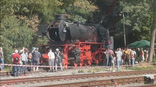 Anheizertag bei den Osnabrücker Dampflokfreunde am Piesberg 04092022 HD [upl. by Scharaga92]