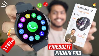 FireBoltt Phoenix Pro Bluetooth Calling Smartwatch Under 2000 Rs Unboxing amp review [upl. by Annazus]