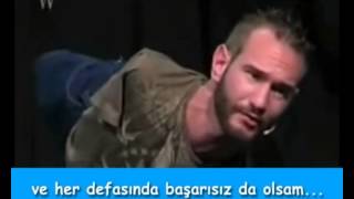 nick vujicic kolu ve ayakları olmayan adam [upl. by Ag]