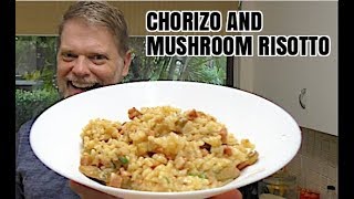 Cooking a Chorizo Mushroom Risotto  Gregs Kitchen [upl. by Budd548]