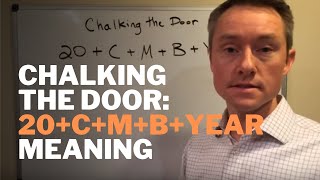 Chalking the Door 20CMBYEAR Meaning [upl. by Shamma]