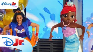 Disney Jr Let’s Play Party Stage Show  Disney Jr’s Ariel  The Little Mermaid 🧜🏾‍♀️ disneyjr [upl. by Erdnaek]