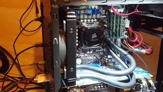 Corsair H60 CPU Water Cooler Review amp Install [upl. by Lorianne698]