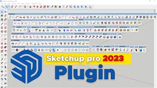 How to install SketchUp plugins package  Plugin For SketchUp Pro 2023 Full  plugin sketchup 2023 [upl. by Ellevehs772]