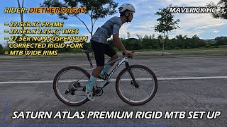 MTB wide rims sa SATURN ATLAS PREMIUM Rigid MTB ni Diether Ragas [upl. by Catharina]