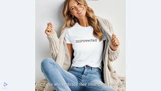 Introverted Tshirt for Women mentalhealth introverted [upl. by Margetts]