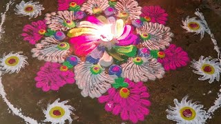 TIHAR SPECIAL ❤️ 2081❤️MAKING RANGOLI😍 DIPIN RAS [upl. by Eilzel]