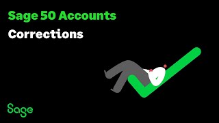 Sage 50 Accounts UK  Corrections  Customers amp Suppliers [upl. by Zahc]