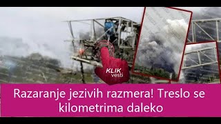 Razaranje jezivih razmera Treslo se kilometrima daleko [upl. by Tips662]