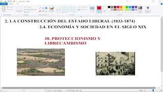 HISTORIA DE ESPAÑA PARA BACHILLERATO 030  PROTECCIONISMO Y LIBRECAMBISMO [upl. by Launame]