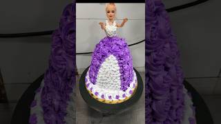 Barbie doll cake cakedecorating youtubeshorts trending shortvideo cake oasis [upl. by Gerk233]