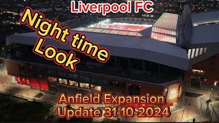 Liverpool FC Anfield Expansion Update 31102024 [upl. by Kan171]