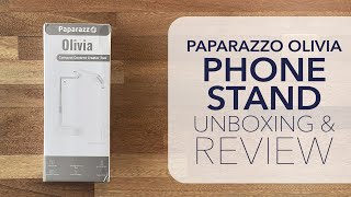 Paparazzo Olivia Phone Stand amp Light Unboxing and Review [upl. by Alpert854]