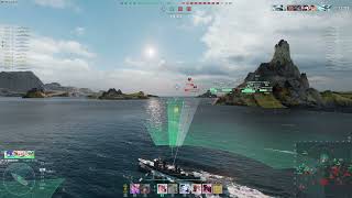 World of Warships Ultimate Challenge IJN Minegumo 219 Max Torpedo Hit in 1 Round 72nd  1 hit [upl. by Nodanrb]