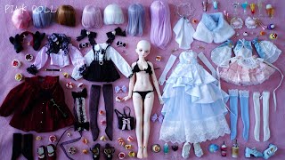 PRINCESS Cinderella Delia MYOU DOLL BJD Unboxing Dress Up [upl. by Rosenquist849]