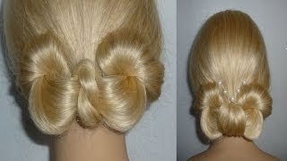 SCHNELLE EINFACHE Frisur für jeden Anlass Mittellanges Haar Updo Hair Prom HairstylePeinados [upl. by Edia]