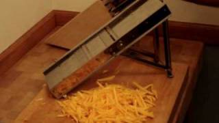 Mandoline Slicer how to Julienne Butternut Squash [upl. by Ramuk]