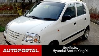 Hyundai Santro Xing XL User Review comfortable car  Autoportal [upl. by Dat]