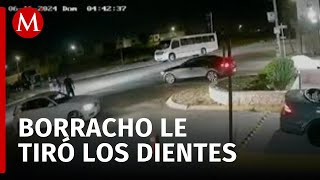 Hombre golpea brutalmente a vigilante de la tercera edad en Saltillo Coahuila [upl. by Noiek150]