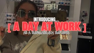 Come To Work With Me as a Sunglass Hut Associate Closing Shift [upl. by Hrutkay]