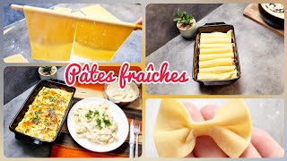 Pâtes fraîches maison sans laminoire  Lasagne et cannelloni recette INRATABLE  pas à pas😍 [upl. by Sibie238]