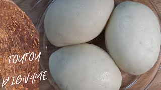 COMMENT FAIRE LE FOUTOU LE VRAI IGNAME SANS MORTIER fufu cuisine africaine [upl. by Marcile]