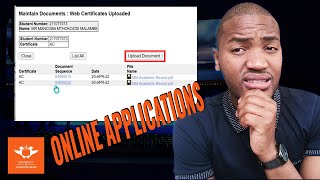 How to upload documents at UJ Online  2023 Online Applications at UJ  How to apply [upl. by Ayinat]