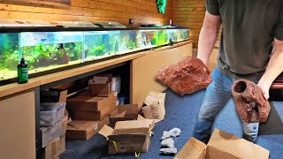 Every Aquarium Gets a Makeover Day 1  Fish Room Update Ep 131 [upl. by Shanleigh]