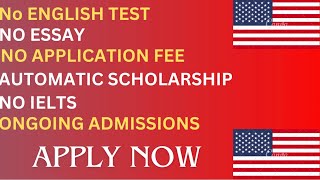 No Application Fee  Automatic Scholarships Universities  No IELTS  20232024 [upl. by Broddie]