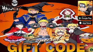 Ninja Blade Dynasty Halloween Gift Code 🎁 New Special Gift Naruto Fighting Mobile game [upl. by Ennalyrehc]