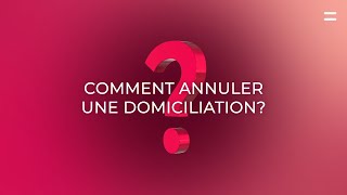 Belfius Mobile  Comment annuler une domiciliation [upl. by Bernette]