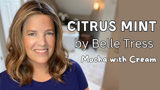 CITRUS MINT by Belle Tress in Mocha With Cream  Wig Review amp How To Defrizz HF Synthetic Fibers [upl. by Suertemed329]