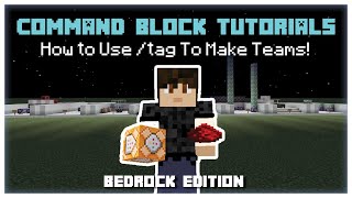 How To Use Tag Selectors To Create Teams In Minecraft Bedrock Edition [upl. by Ellatsyrc685]