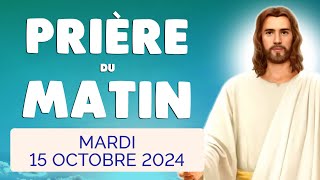 🙏 PRIERE du MATIN Mardi 15 Octobre 2024 avec Évangile du Jour et Psaume [upl. by Hakym]