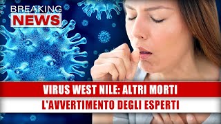 Virus West Nile Altri Morti LAvviso Degli Esperti [upl. by Maffa]