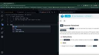 02 Learn CSS Separate Stylesheet [upl. by Nevar]