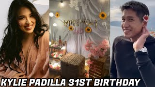 KYLIE PADILLA 31ST BIRTHDAY❤️ALJUR ABRENICA BINATI ANG EXWIFE nasi KYLIE PADILLA sa BIRTHDAY NITO [upl. by Enela]