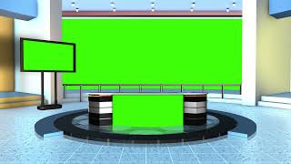 News Studio Green screen Template for YouTube creator Pakhtoon Graphics [upl. by Naujaj]