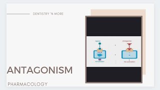 ANTAGONISM IN PHARMACOLOGY [upl. by Kiona]