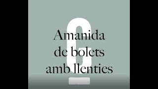 RECEPTA  AMANIDA DE BOLETS AMB LLENTIES [upl. by Ahsiat]