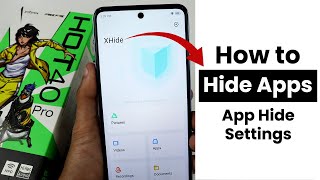 How to Hide Apps In Infinix Hot 40 Pro  App Hide Settings [upl. by Anawk224]