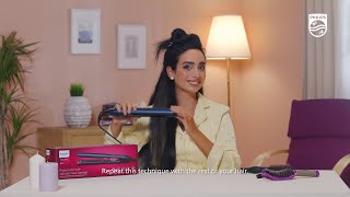 Shiny Frizzfree hair with Philips Hair Straightener [upl. by Erikson]