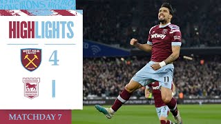 West Ham vs Ipswich 41 Highlights Goals  Premier League 202425 [upl. by Curley]