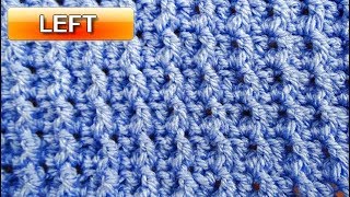 Ribbing Crochet Stitch Video Tutorial and Pattern  Left Handed Crochet Tutorial [upl. by Nhaj930]